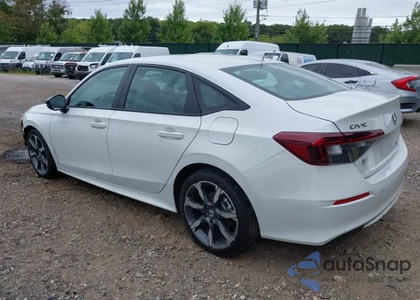 2025 Honda Civic Hybrid Sport/Sport Touring from USA, damaged, VIN 2HGFE4F82SH323630